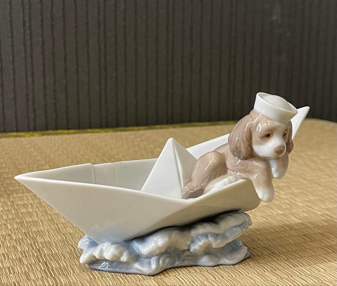 LLADRO リアドロ 人形 陶磁器 小さな密航者 箱 保証証 有
