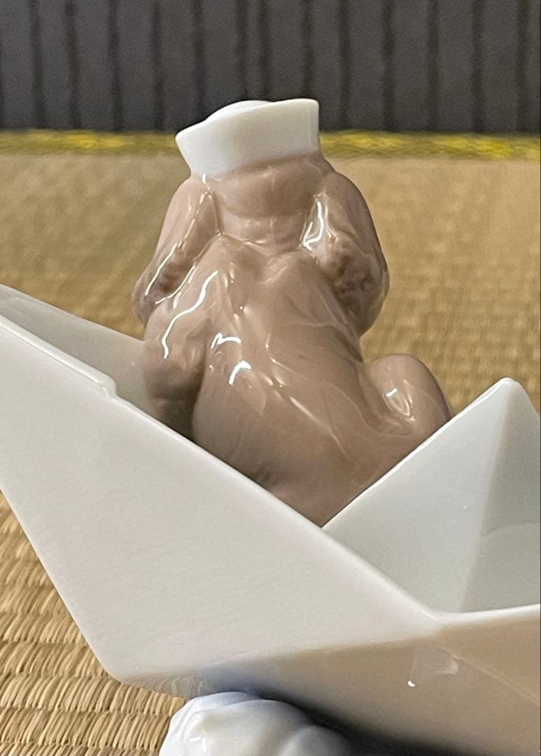 LLADRO リアドロ 人形 陶磁器 小さな密航者 箱 保証証 有