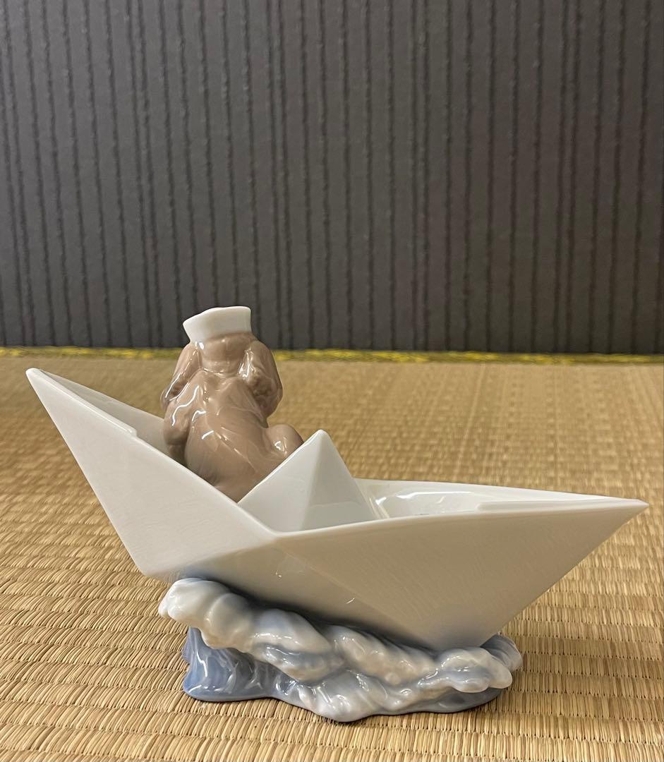 LLADRO リアドロ 人形 陶磁器 小さな密航者 箱 保証証 有