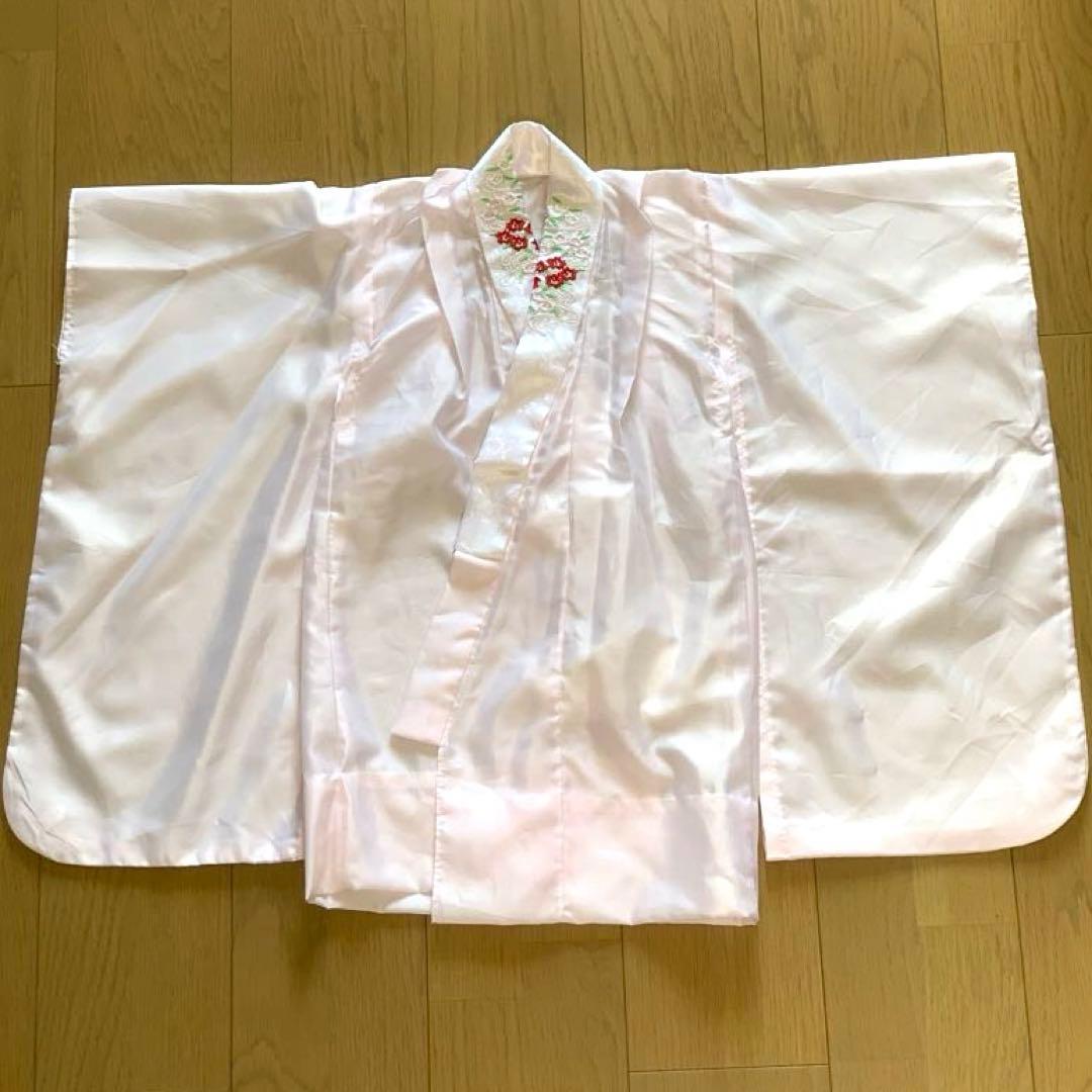 七五三 花柄 ピンク 花ひめ 被布 着物 被布セット