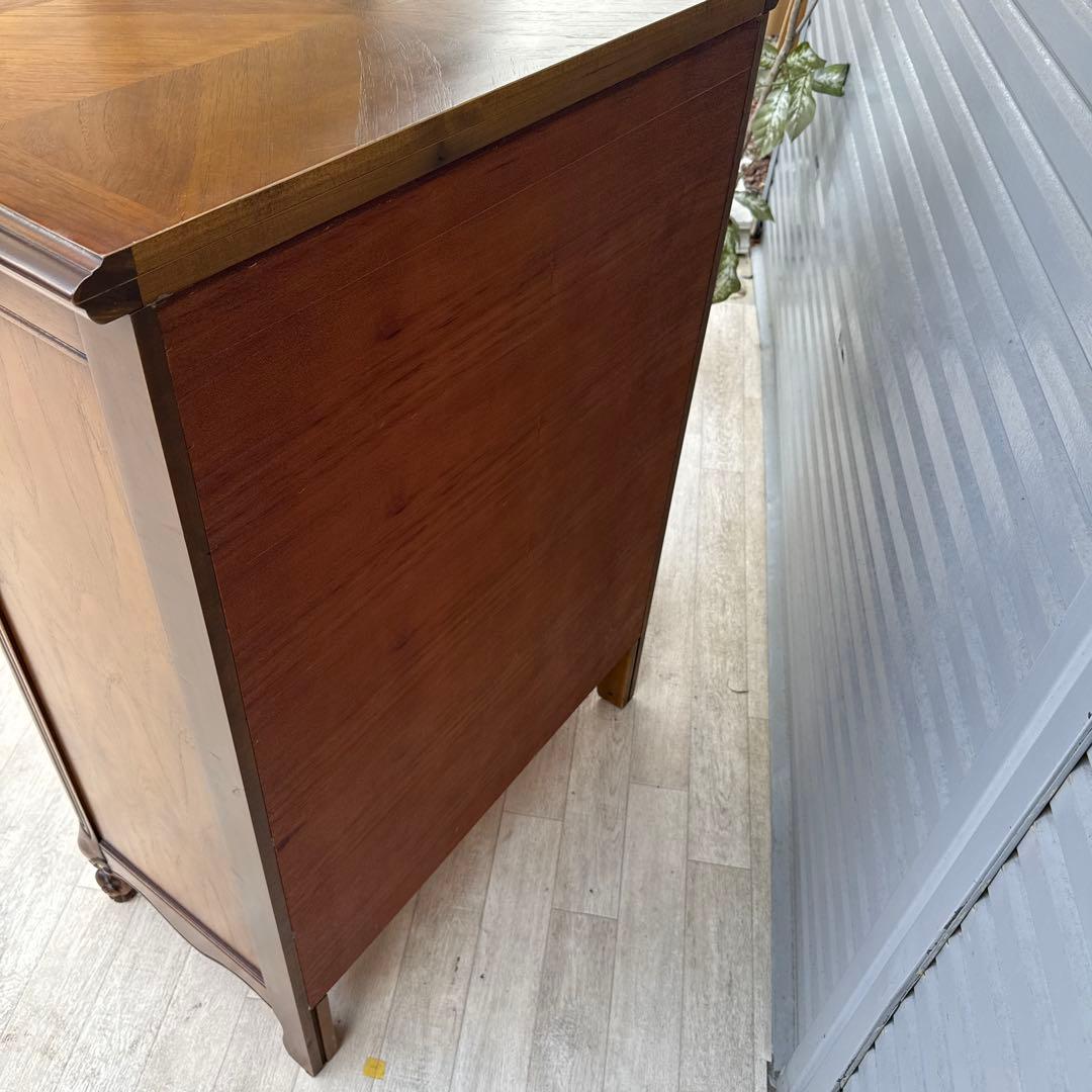 アンティーク調 チェスト 5段レリーフ ヨーロッパ