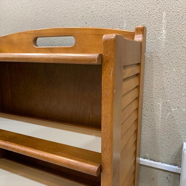 オールドカリモクのホワイトメラミンラック