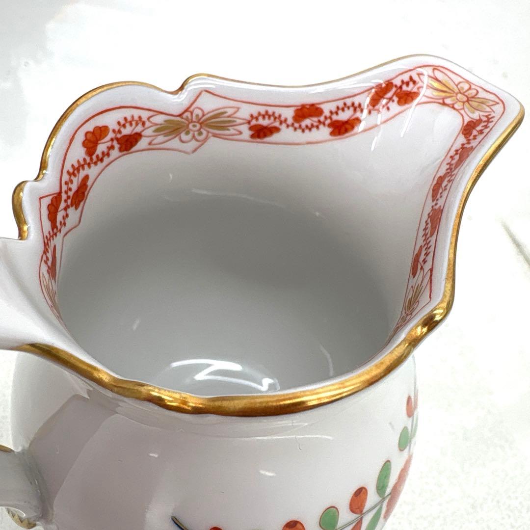 マイセン 柿右衛門写し 花模様 御所車 ティーポットセット カップ&ソーサー 皿