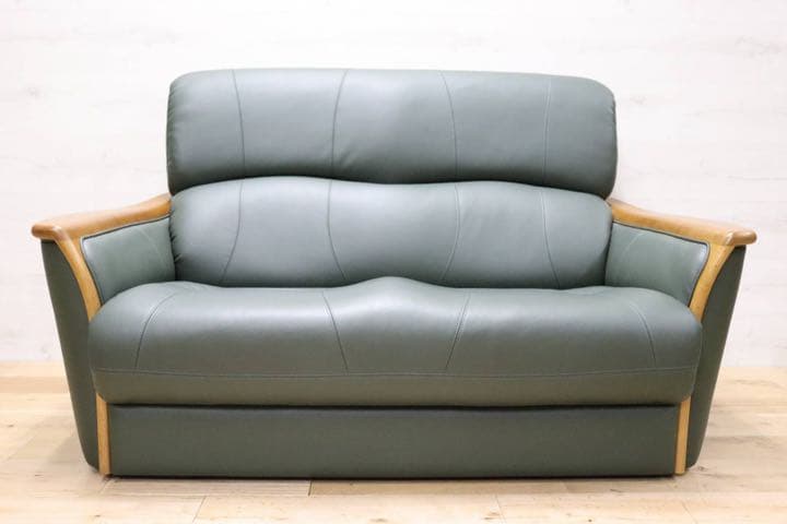 GMEH320○浜本工芸 / HAMAMOTO 2人掛けソファ ラブソファ 本革