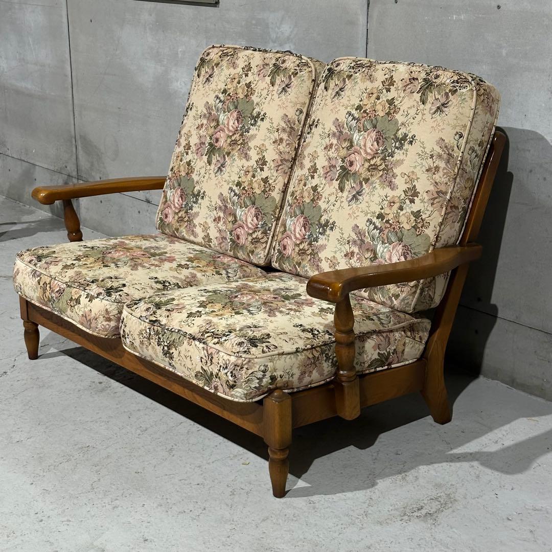 ✦80s✦KOSUGA コスガ家具 2人掛けソファ｜昭和ヴィンテージ ゴブラン織