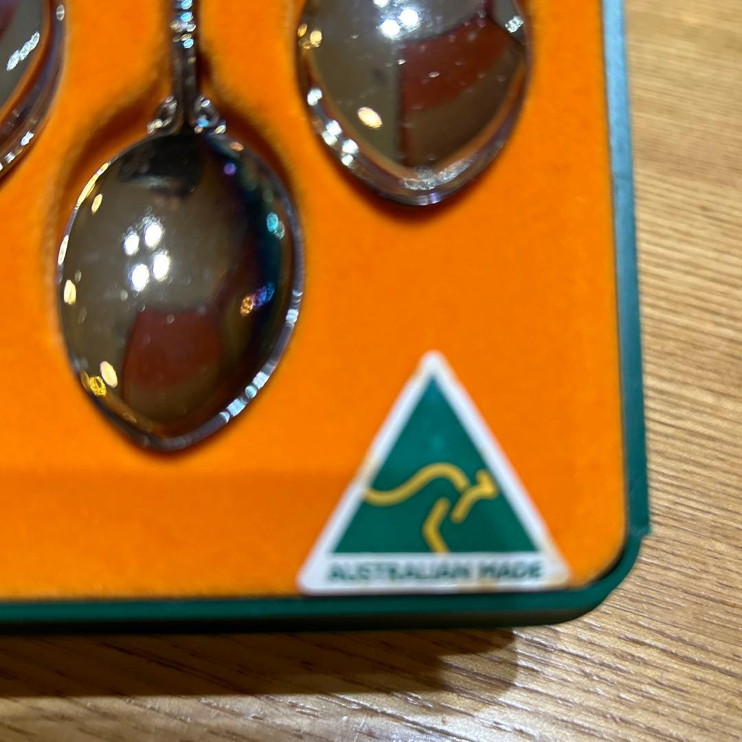 オーストラリア　アンティークヴィンテージ　アニマル　ティースプーンレトロ　レア