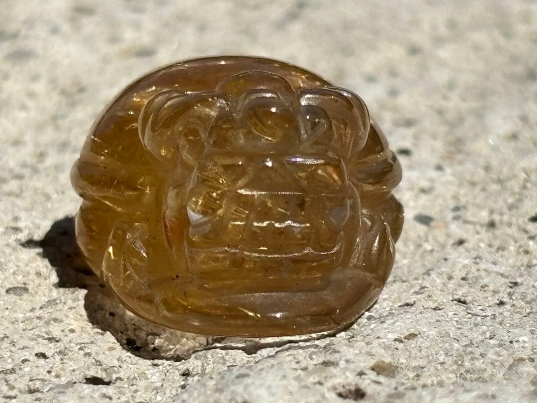 金運、仕事運上昇】ロングイ⭐️ルチルクォーツ⭐️ゴールド⭐️ R21