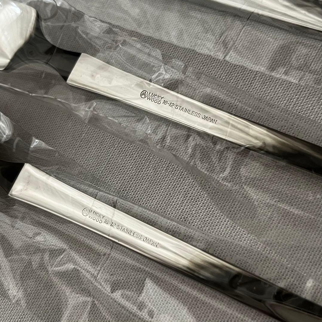 ラッキーウッド スカンジナビア 18-12 カトラリー お食事用 スプーン