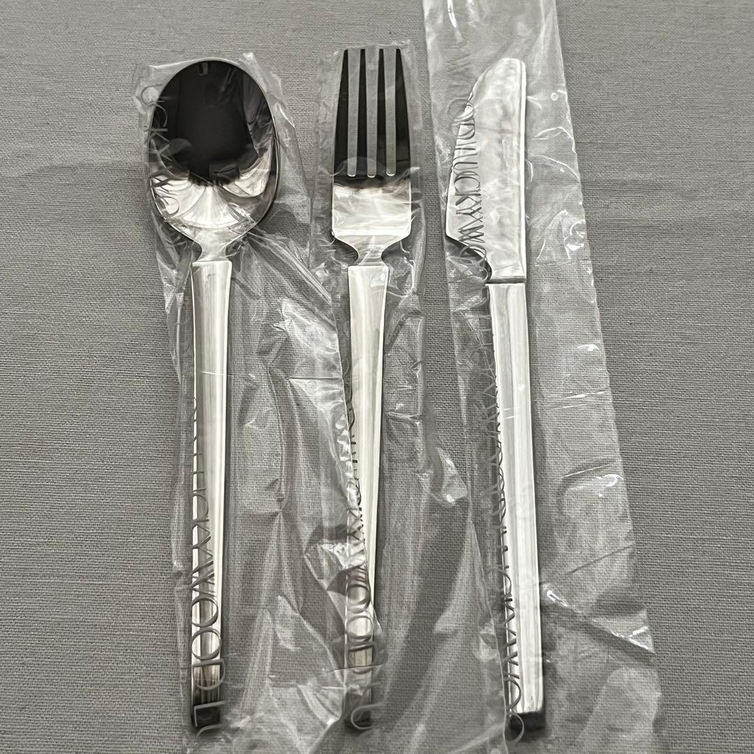 ラッキーウッド スカンジナビア 18-12 カトラリー お食事用 スプーン