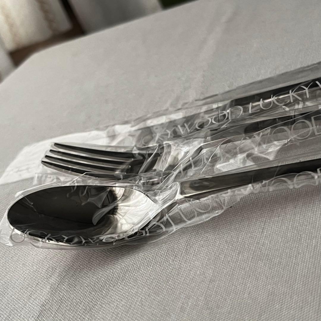 ラッキーウッド スカンジナビア 18-12 カトラリー お食事用 スプーン