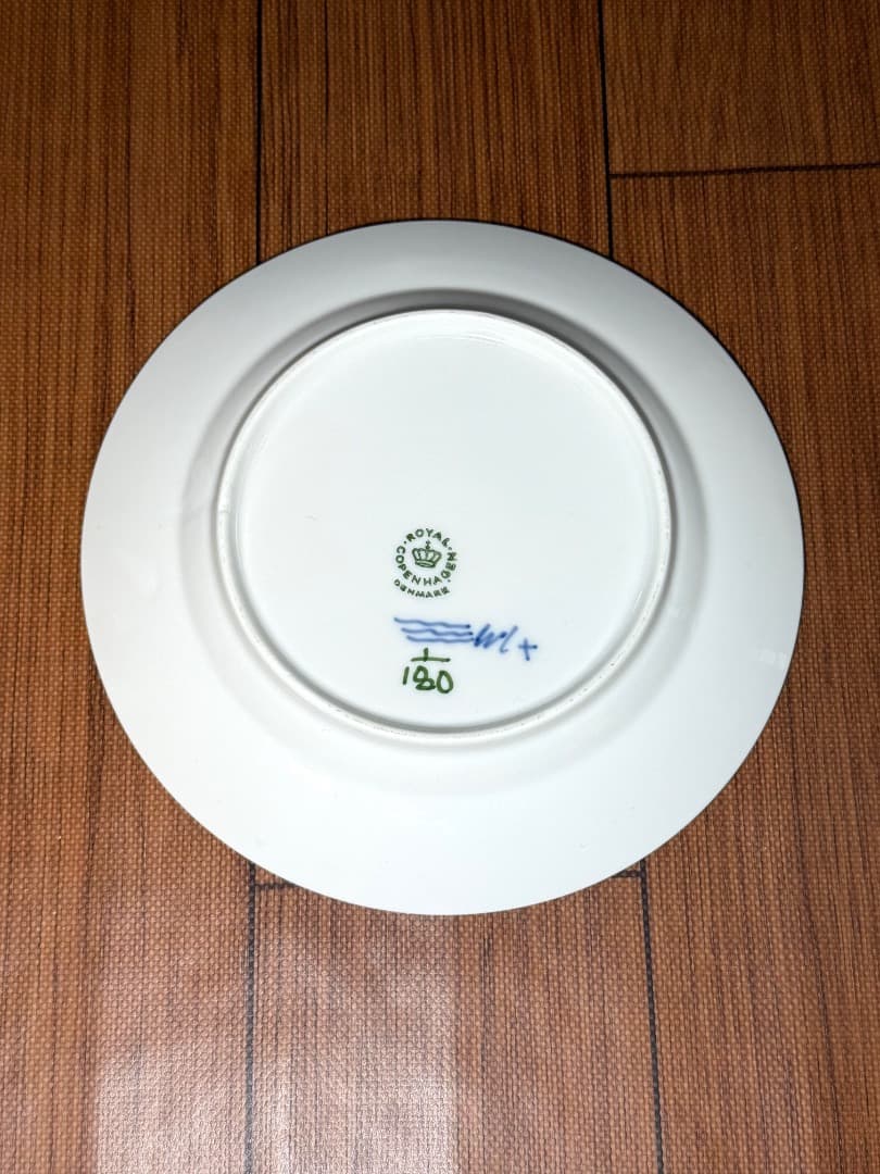 ロイヤルコペンハーゲン　ブルーフルーテッドプレインプレート 17cm 3枚