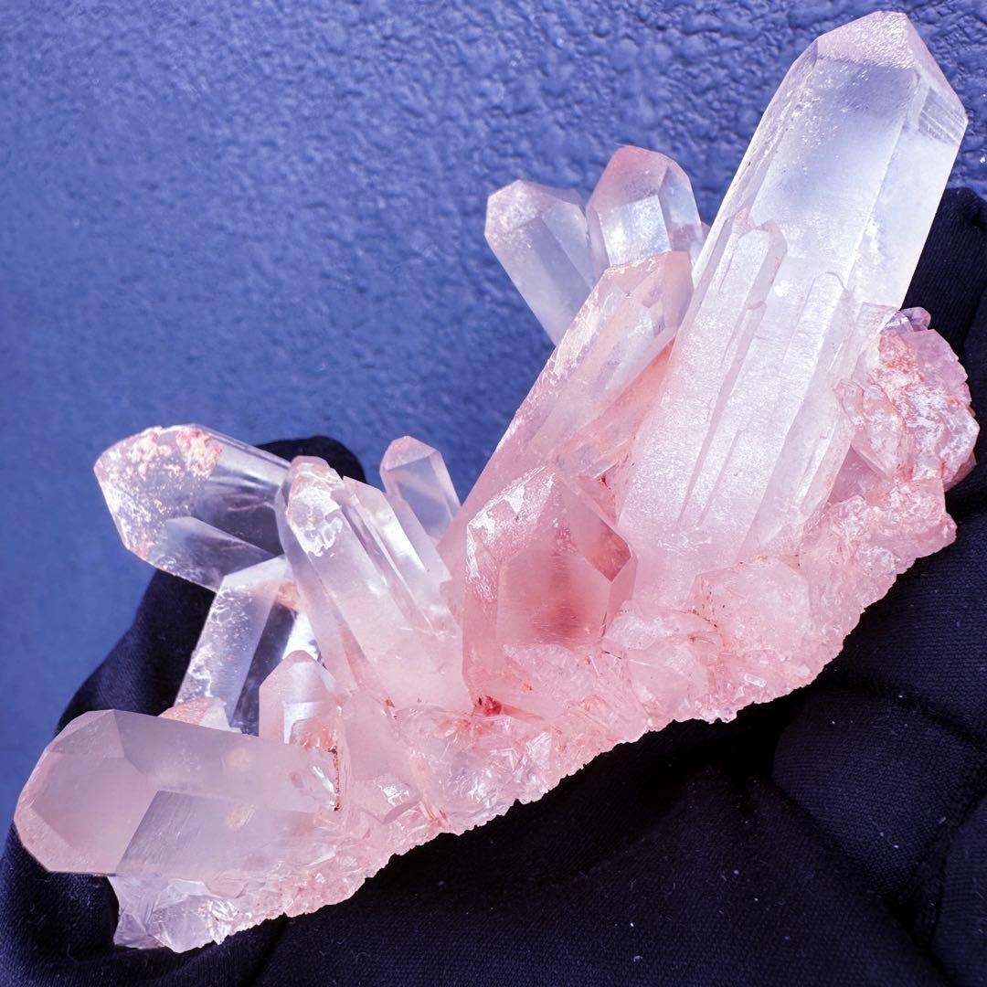 爆レア❗️浄化❗️超綺麗♡超強いパワー ピンク ヒマラヤ クラスター天然石A1423