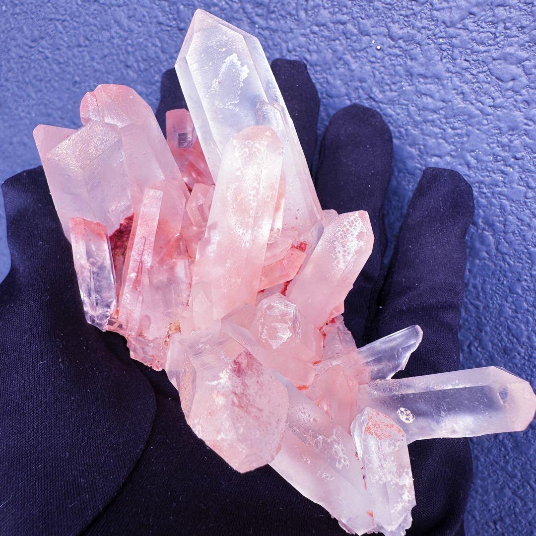 爆レア❗️浄化❗️超綺麗♡超強いパワー ピンク ヒマラヤ クラスター天然石A1423