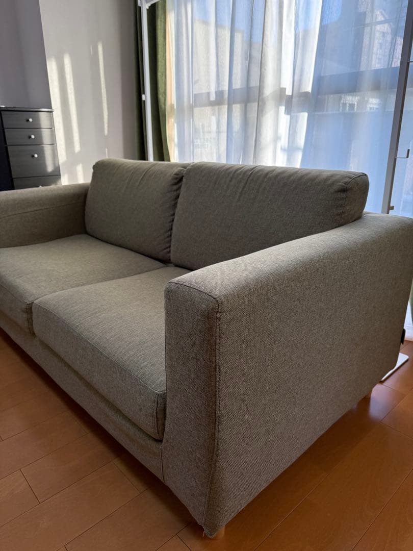 【送料込】2.5人掛け ファブリックソファー