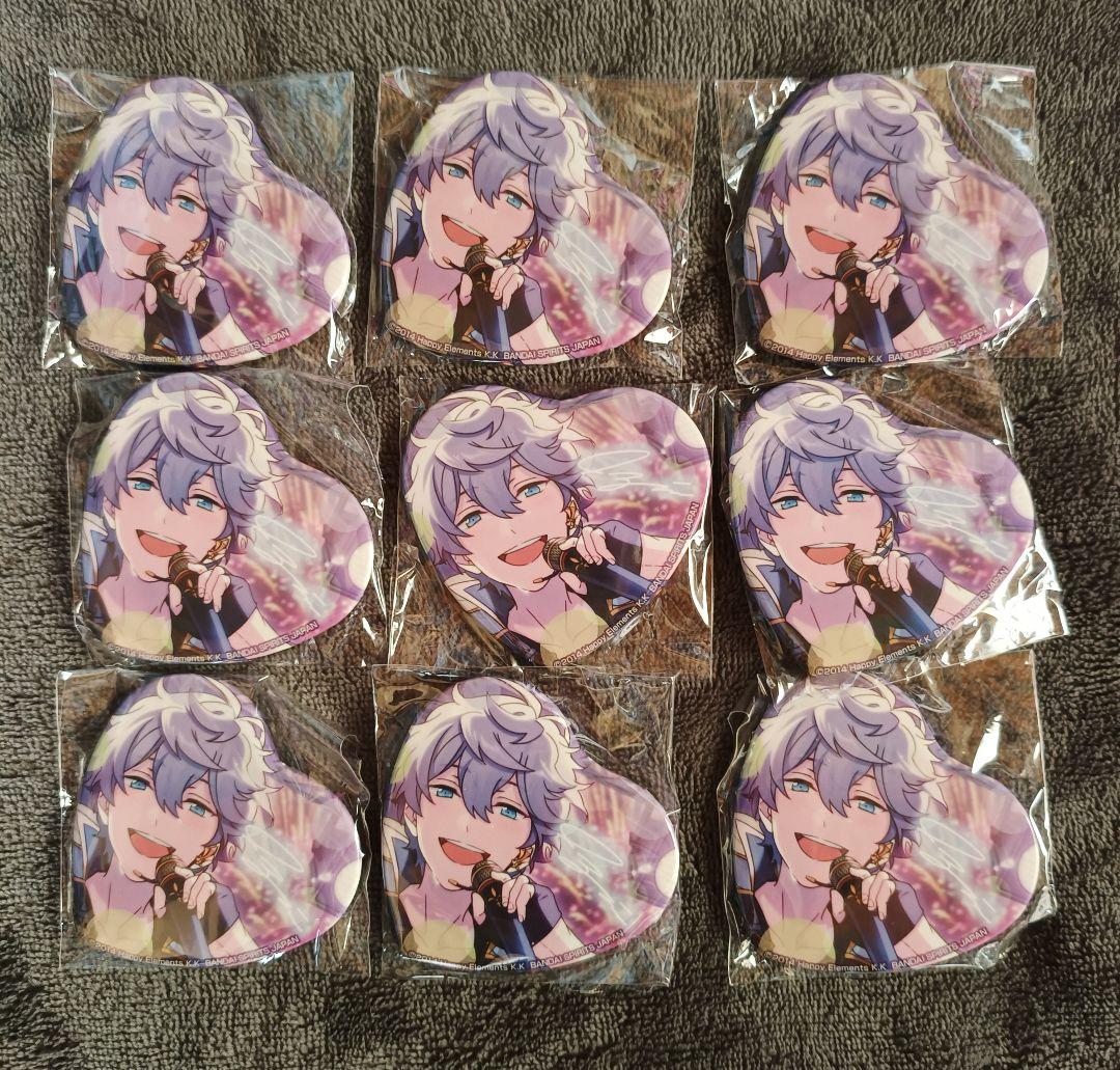 瀬名泉 とるパカ 缶バッジ スターマイン ハート型缶バッジ あんスタ