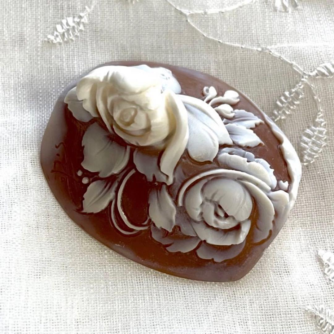 ◆シェルカメオ ルース ヴィンテージ アート 彫刻 美術品 アンティークレトロ①