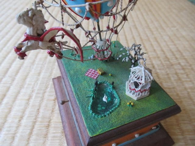 ◆極希少 40年代 仏製！REUGE(リュージュ) メルヘンなカラクリオルゴール