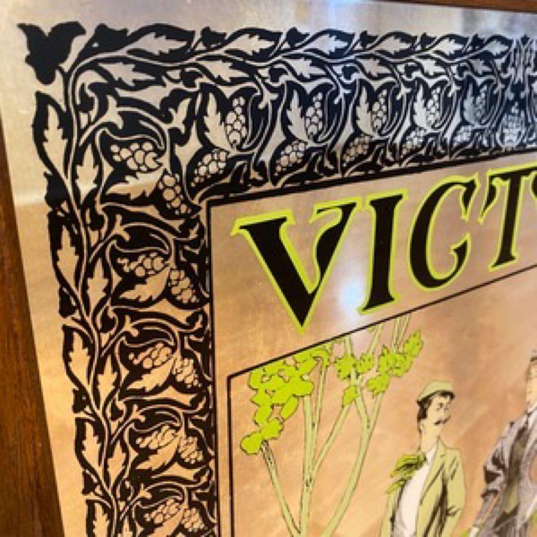 ヴィンテージ アメリカ ビンテージ Victor Bicycle パブミラー