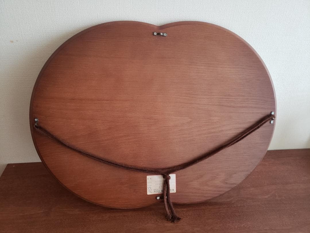 壁掛けミラー　アンティークミラー　ヴィンテージミラー　木製　鏡