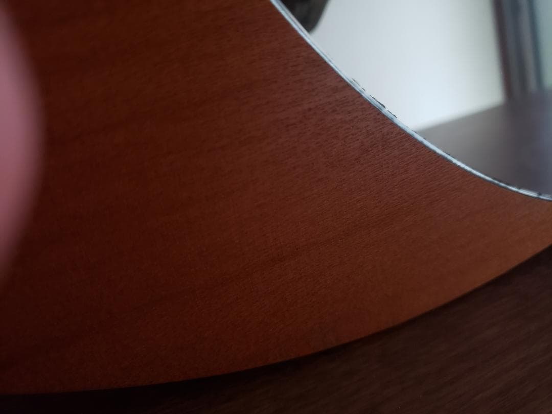 壁掛けミラー　アンティークミラー　ヴィンテージミラー　木製　鏡