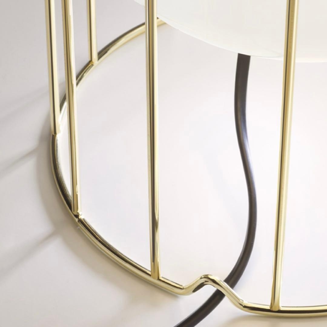 fabbian ファビアン テーブルライト デザイナーズ照明 ガラス製 点灯確認