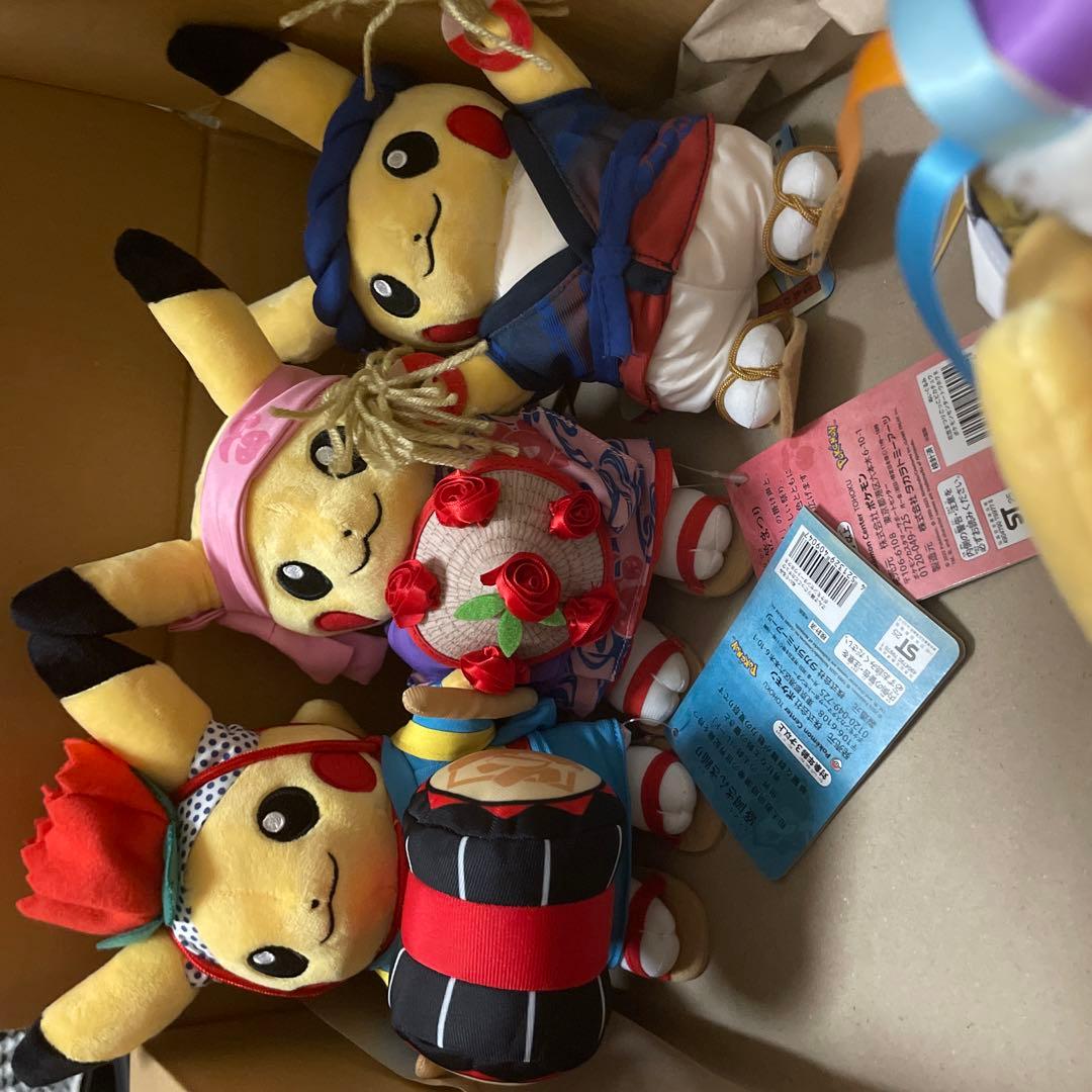ポケモンセンタートウホク お祭り ピカチュウ ぬいぐるみ 6種 - メルカリ