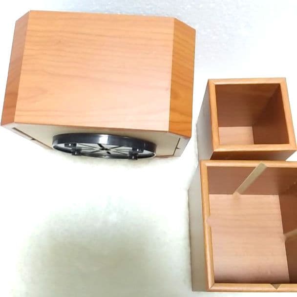 美品 回転 木製 えんぴつ立て リモコンラック ペンたて メガネ入れ レア 希少