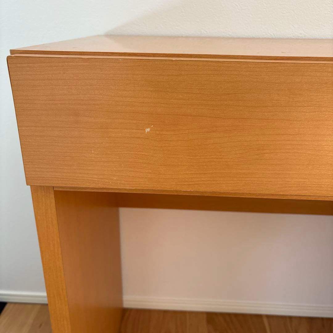 木製デスク 2引き出し付き