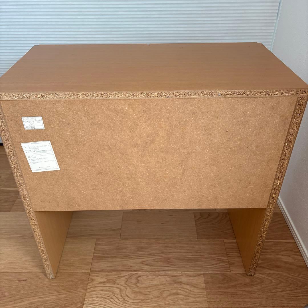 木製デスク 2引き出し付き