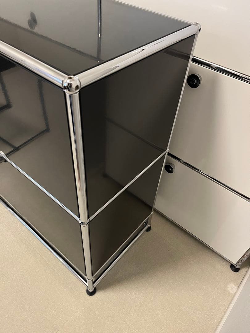 USMハラー キャビネット サイドボード グラファイトブラック