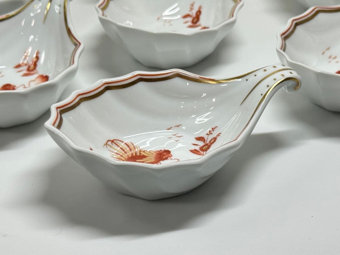 Richard Ginori レッドコック スプーンレスト 小皿 7枚セット