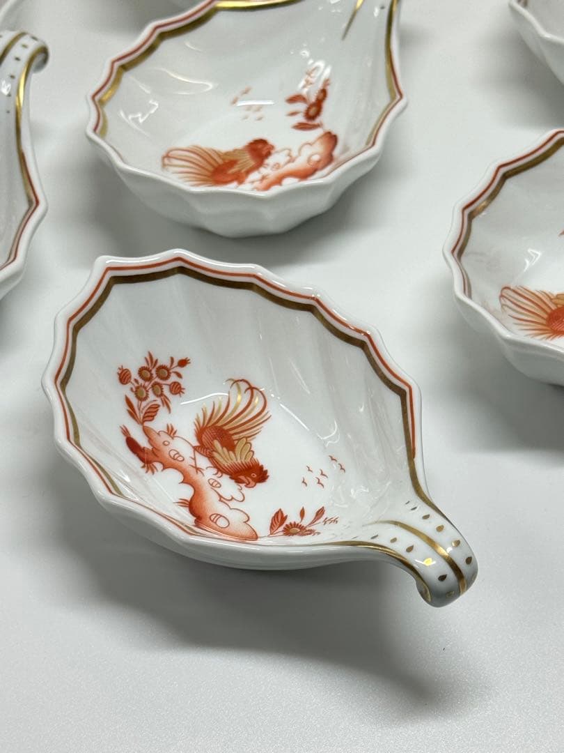 Richard Ginori レッドコック スプーンレスト 小皿 7枚セット