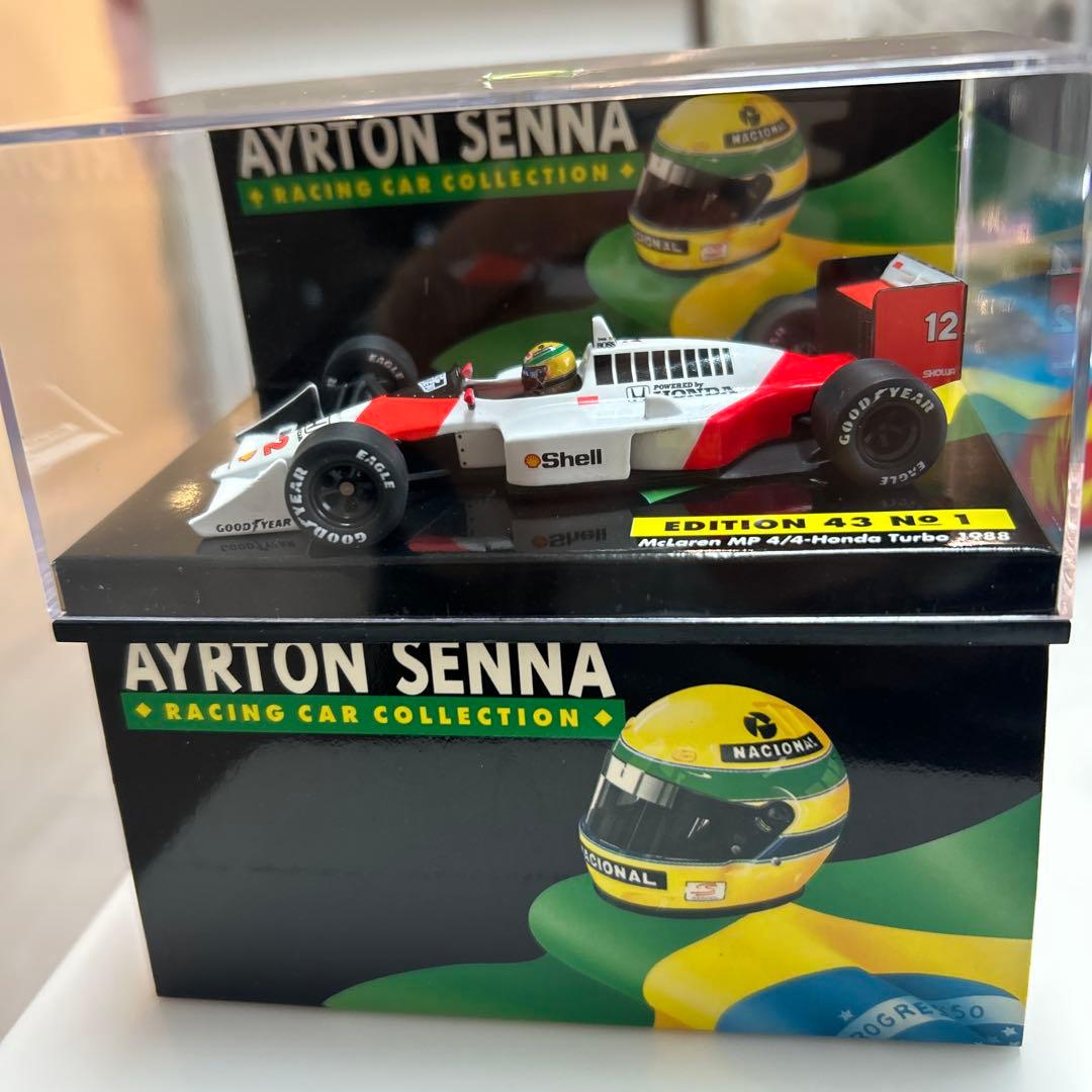 希少ミニチャンプス F1 マクラーレンホンダ MP4/4 A.セナ マルボロ仕様