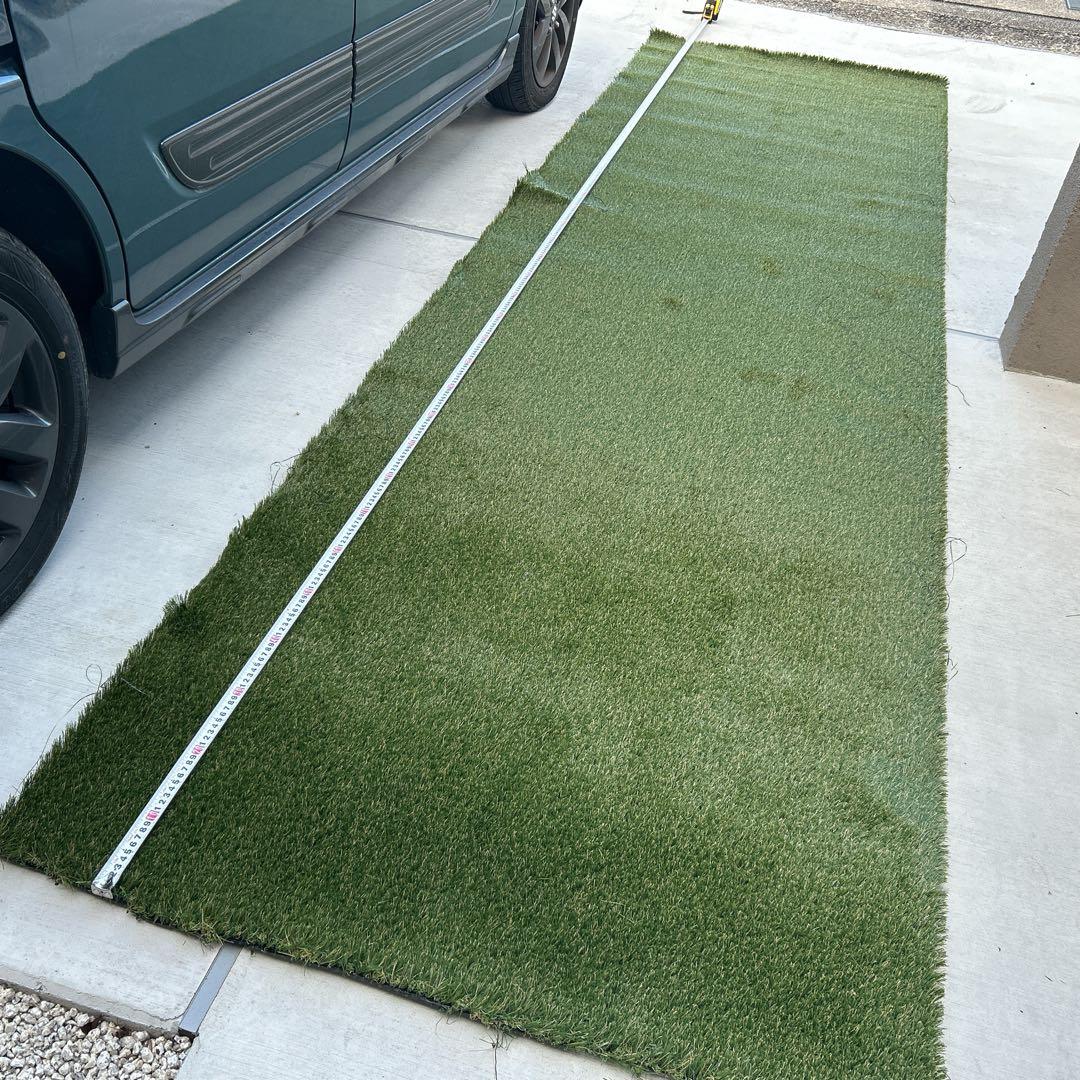 リアリーターフ ミドル+（プラス）25mm 人工芝 1m‪×3.63m 切込み有