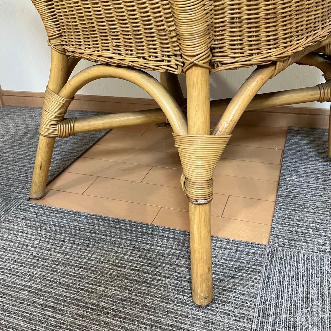 ラタンチェア ラタン椅子 籐編み アンティーク