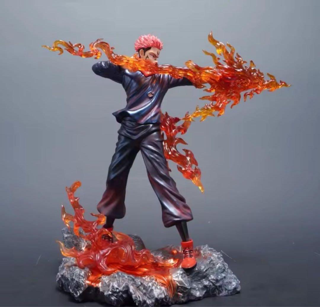 呪術廻戦 虎杖悠仁 フィギュア 炎エフェクト 高クオリティ