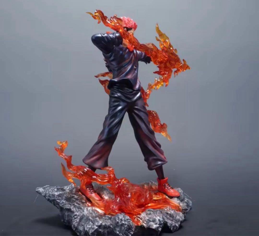 呪術廻戦 虎杖悠仁 フィギュア 炎エフェクト 高クオリティ
