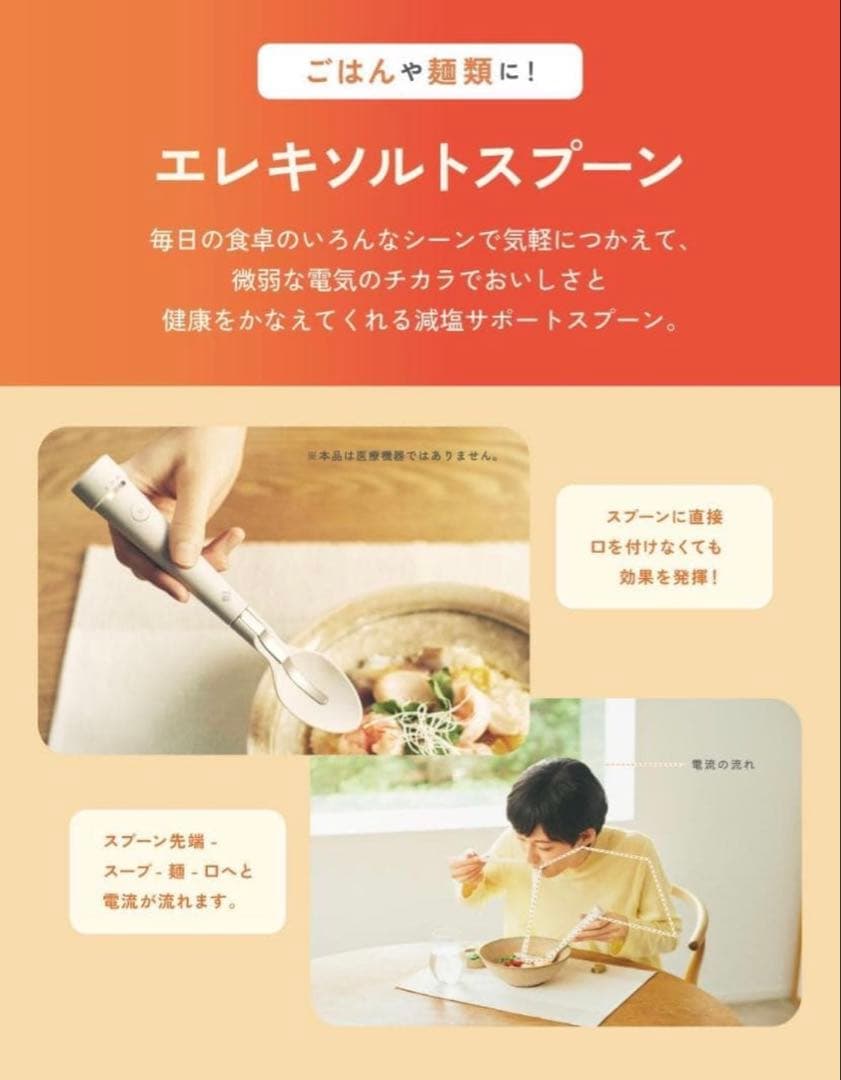 《新品未開封》エレキソルトスプーン