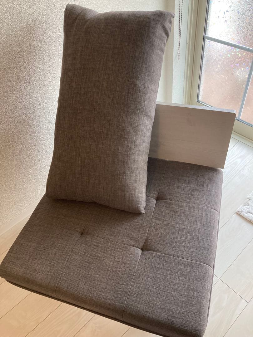 三重県引取】佐藤産業 CERISE スフレ 1Pソファ グレー - メルカリ