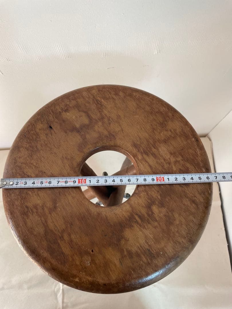 古道具　スツール　三脚　ヴィンテージ