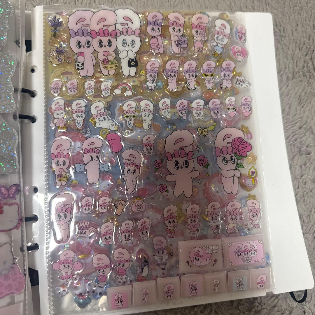 シール帳完成品20ページ ボンボンドロップシール タイルシール