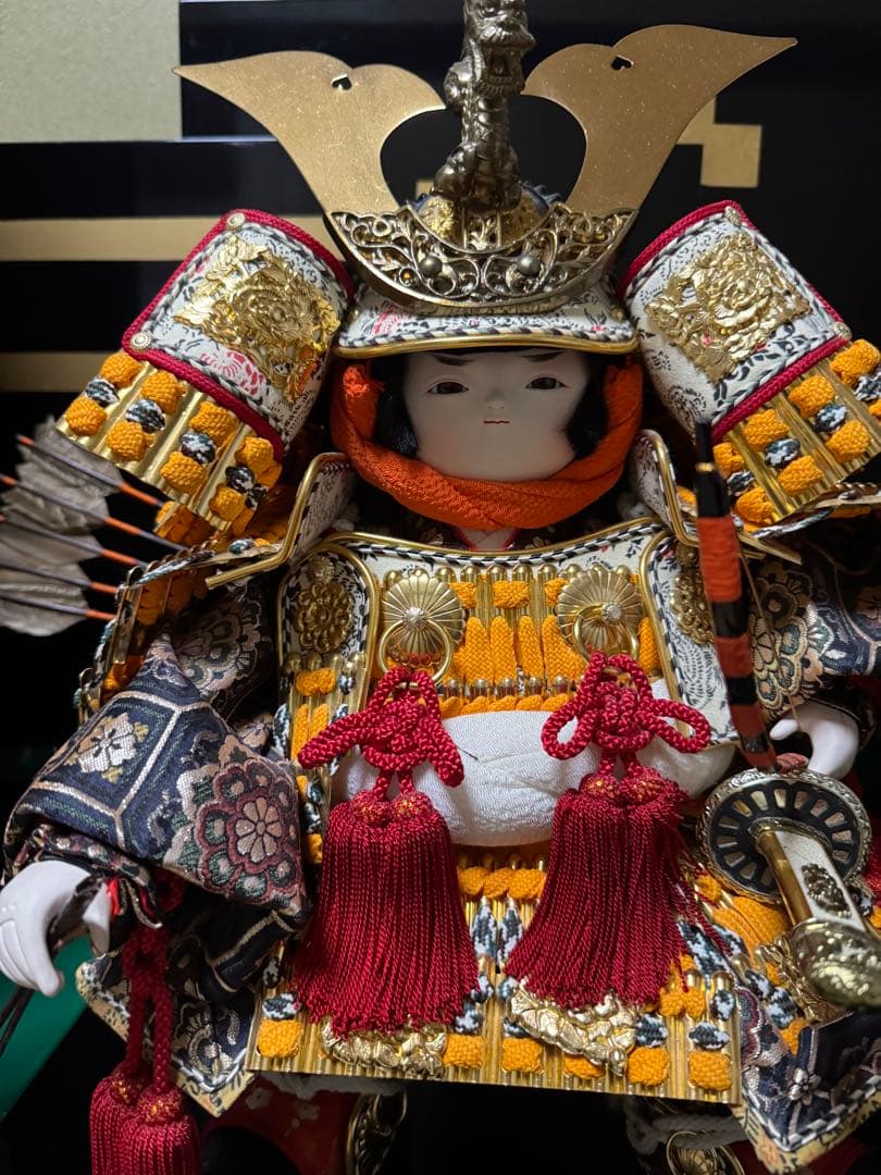 京甫作　五月人形　ビンテージ