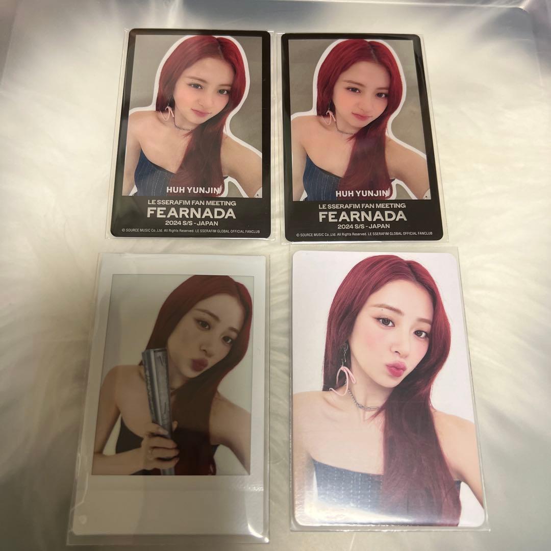 Huh Yunjin LESSERAFIM タレントカードセット - メルカリ