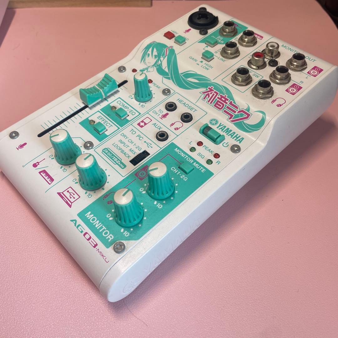 YAMAHA AG03ーMIKU オーディオインターフェース - メルカリ