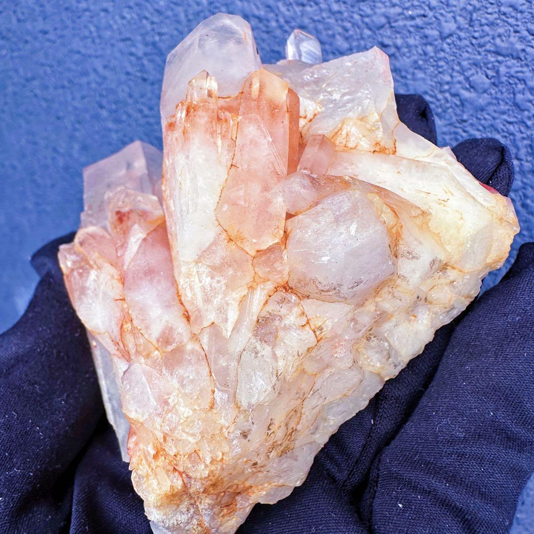 爆アレ❗️可愛いピンク♡超綺麗マダガスカル産パイナップルピンククラスターA1427