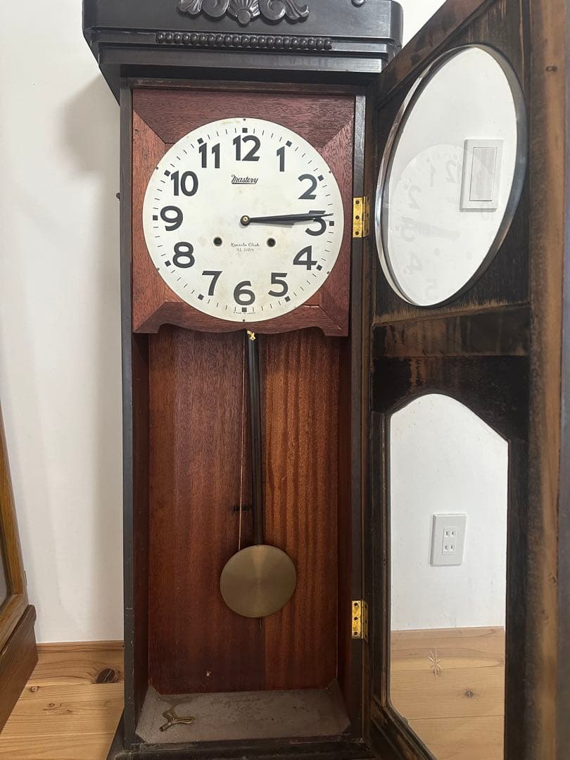 Mastery クラシック木製 掛、柱時計 高さ127cmの通販｜ayshaimoveis.com