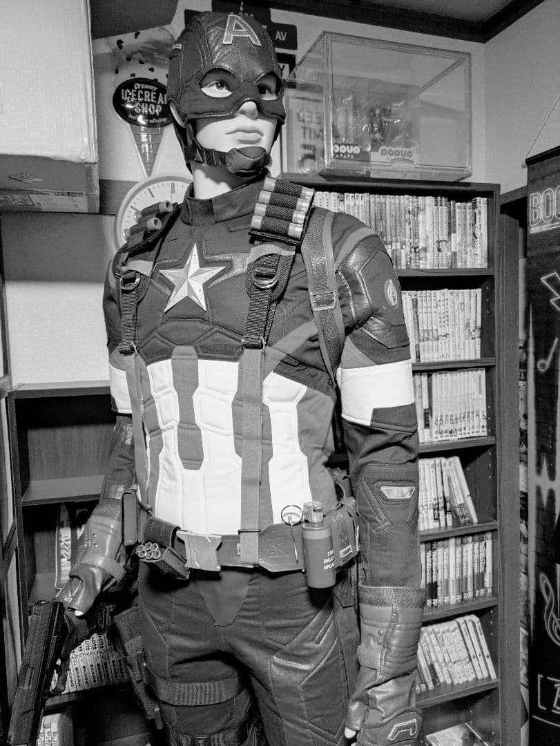 Brother　Corn 等身大フィギュアキャプテンアメリカ 上半身