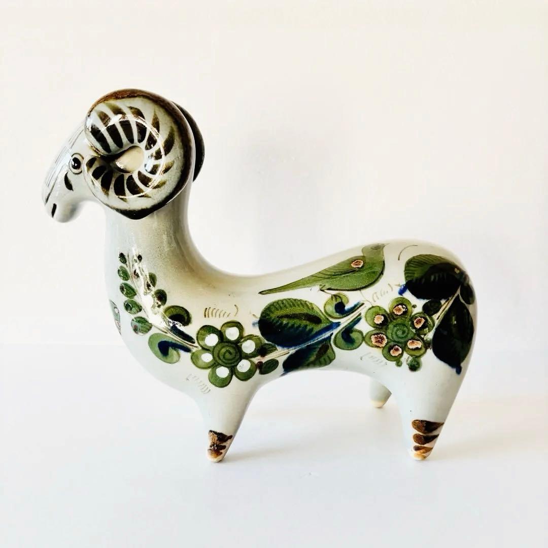 EL PALOMAR トナラ焼 羊像 / Tonala Folk Art