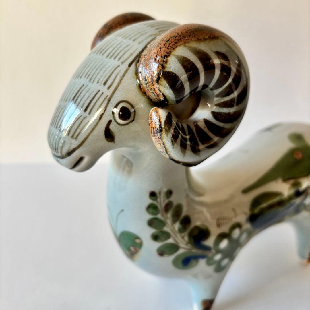 EL PALOMAR トナラ焼 羊像 / Tonala Folk Art