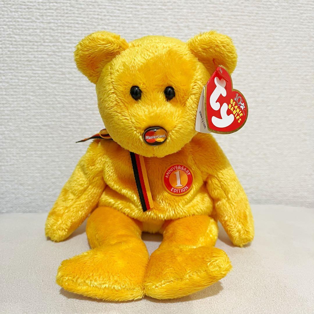 入手困難】Tyぬいぐる ビーニーベイビーズ マスターカード社4体セット